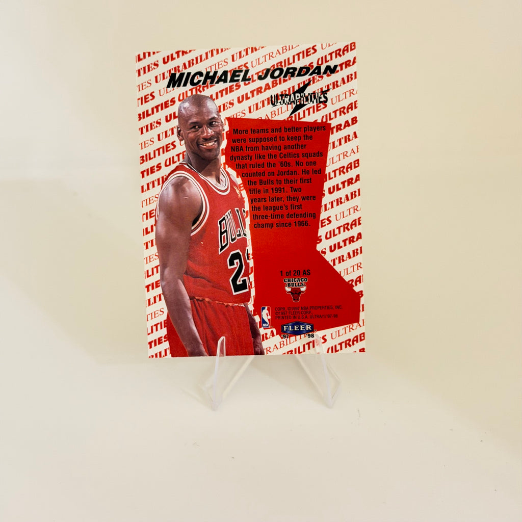1993 Fleer Ultra Ultrabilities Michael Jordan #1 of 20 AS