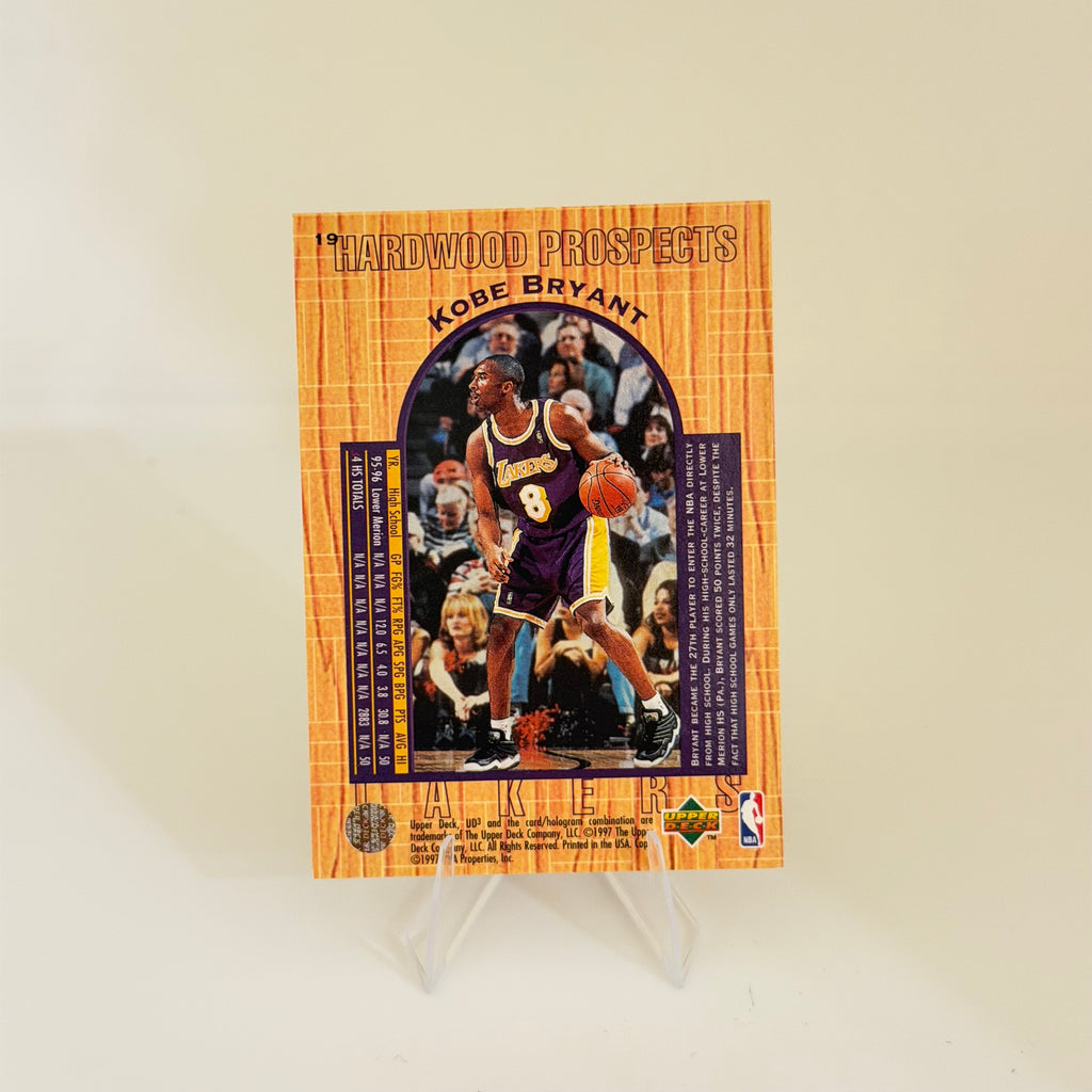 1997 Upper Deck Hardwood Prospects Kobe Bryant #H1