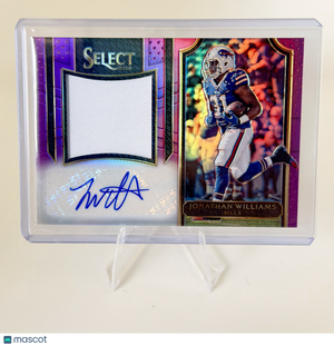 2017 Panini Select Jonathan Williams #JS-JW Purple Prizm /60 Jersey Patch