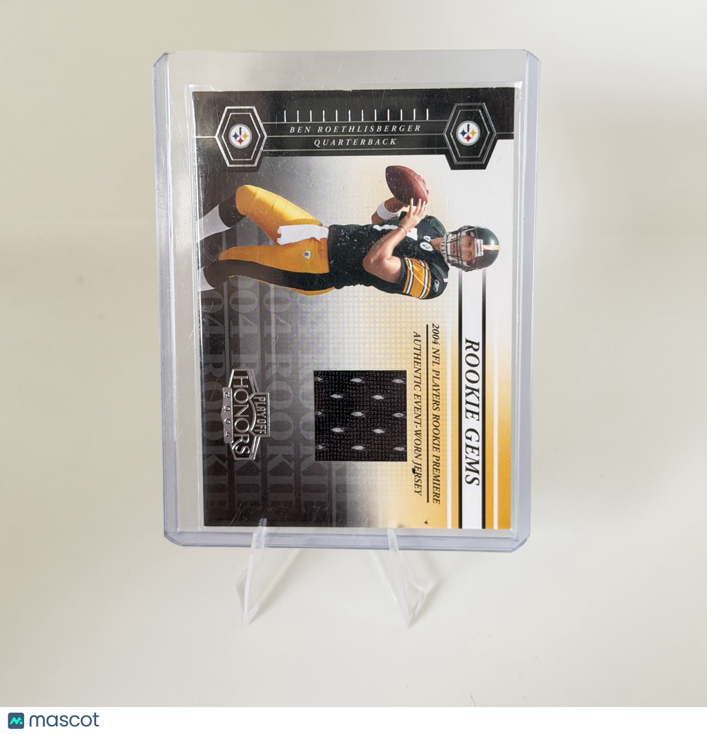 2004 Playoff Honors Rookie Gems Ben Roethlisberger #227 Event-Worn Jersey