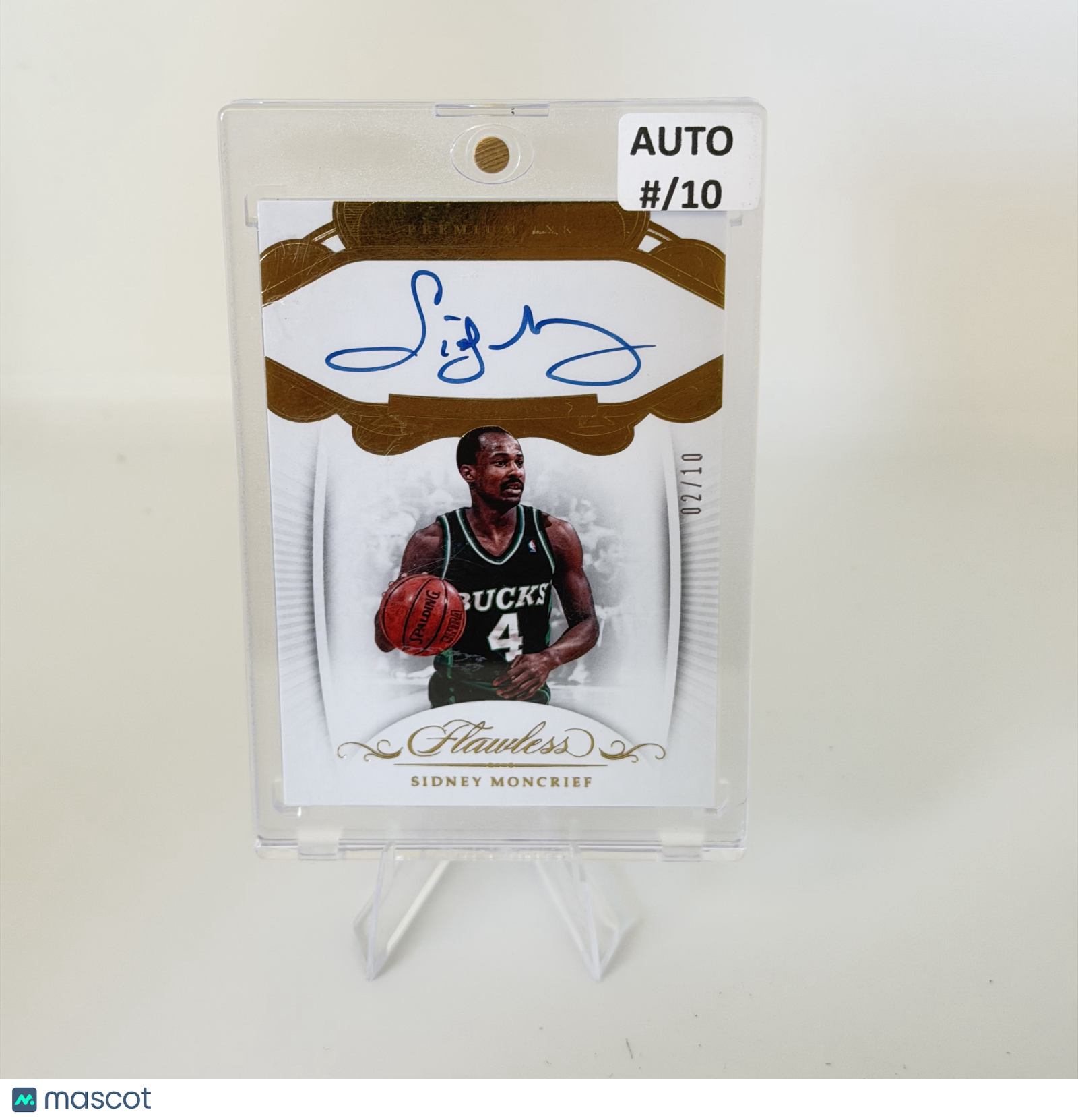 2018 Panini Flawless Sidney Moncrief #PI-SM /10