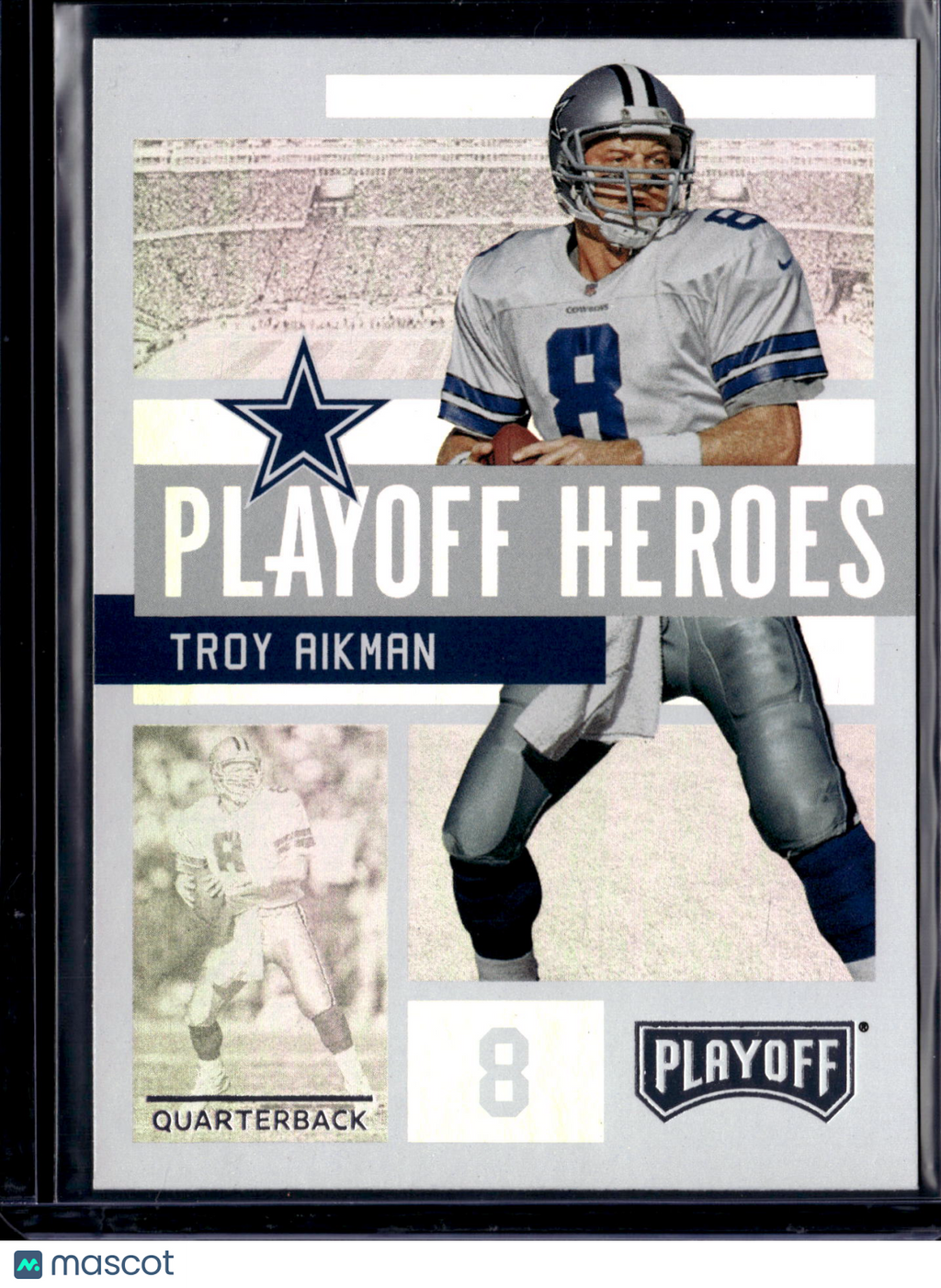 2018 Panini Playoff Playoff Heroes Troy Aikman #7