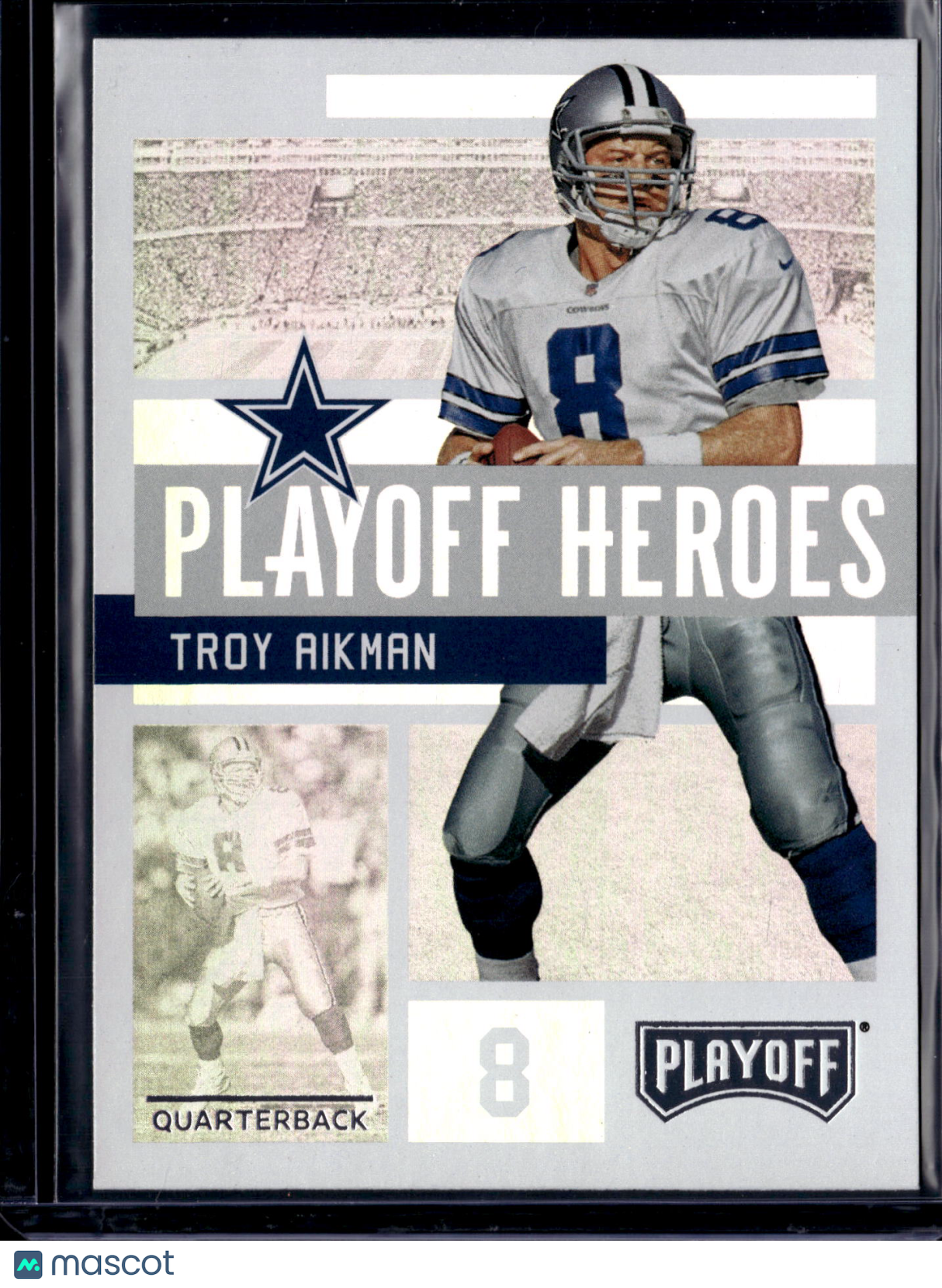 2018 Panini Playoff Playoff Heroes Troy Aikman #7