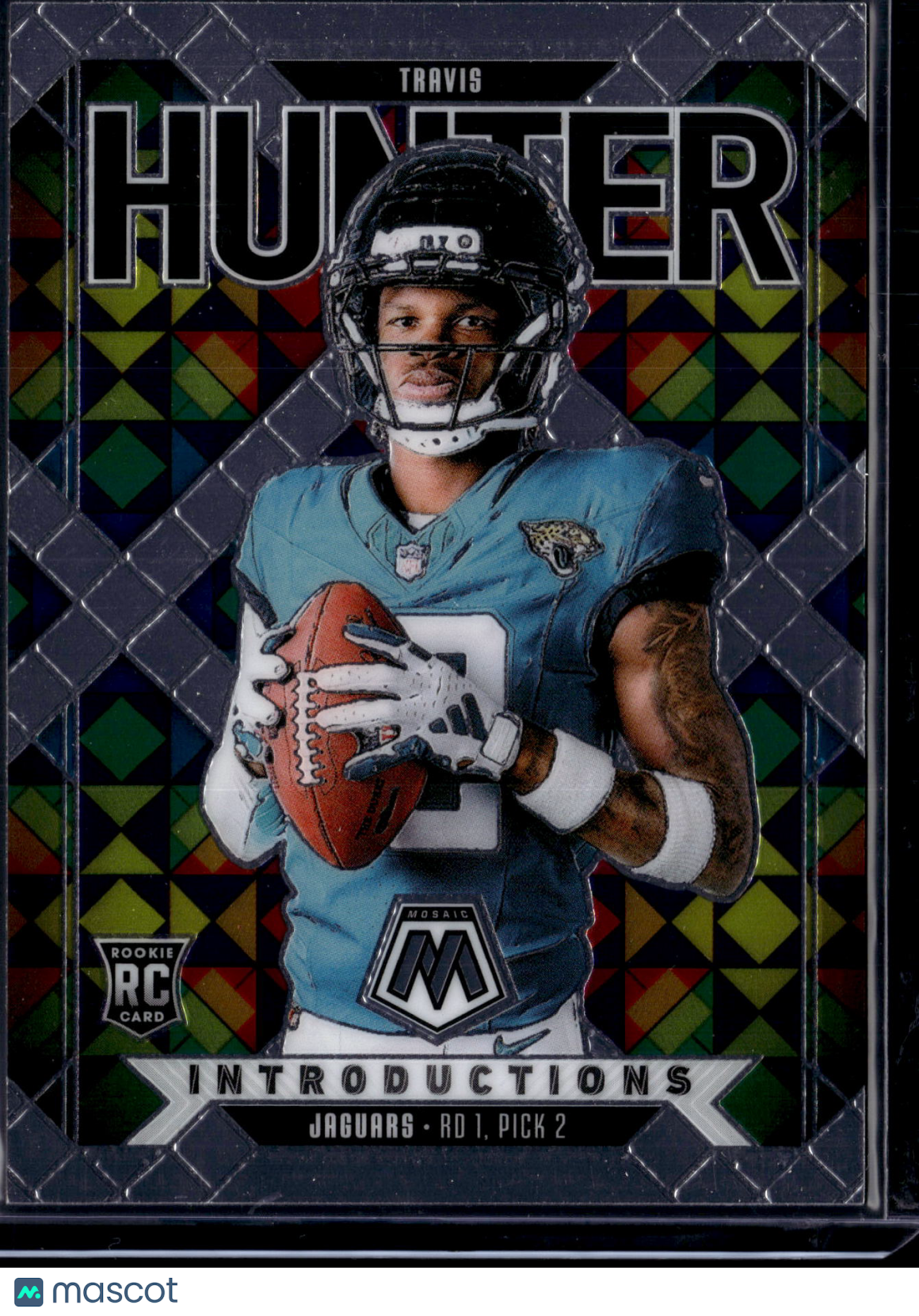 2025 Panini Mosaic Mosaic Introductions Travis Hunter #7 Stained Glass RC