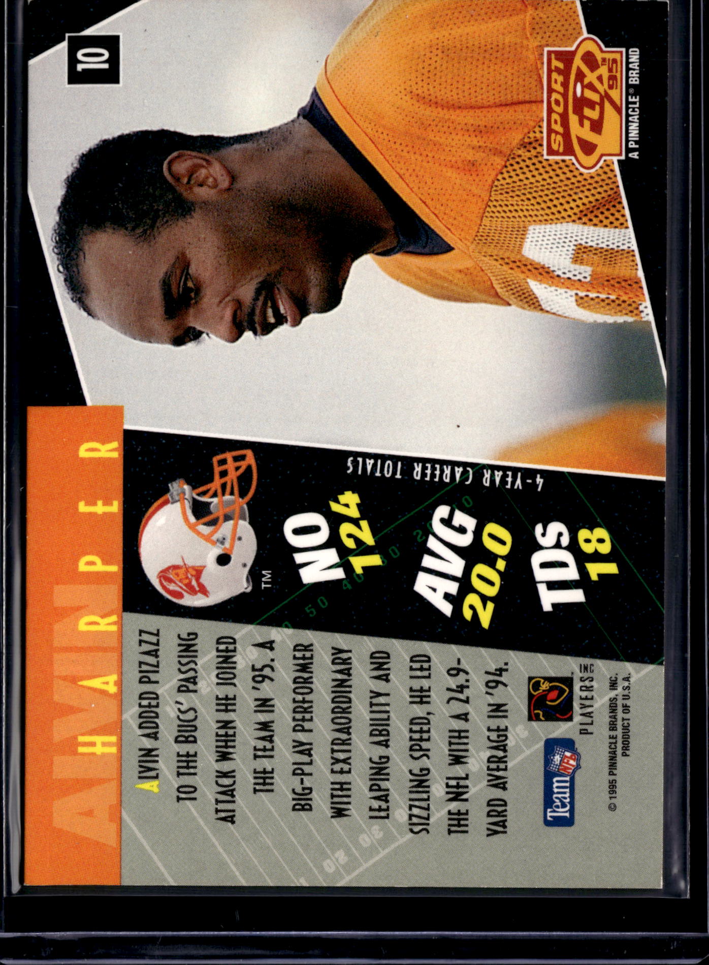 1995 Sportflix Alvin Harper #10