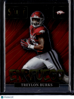 2022 Panini Select Draft Picks En Fuego Treylon Burks #EN-TB