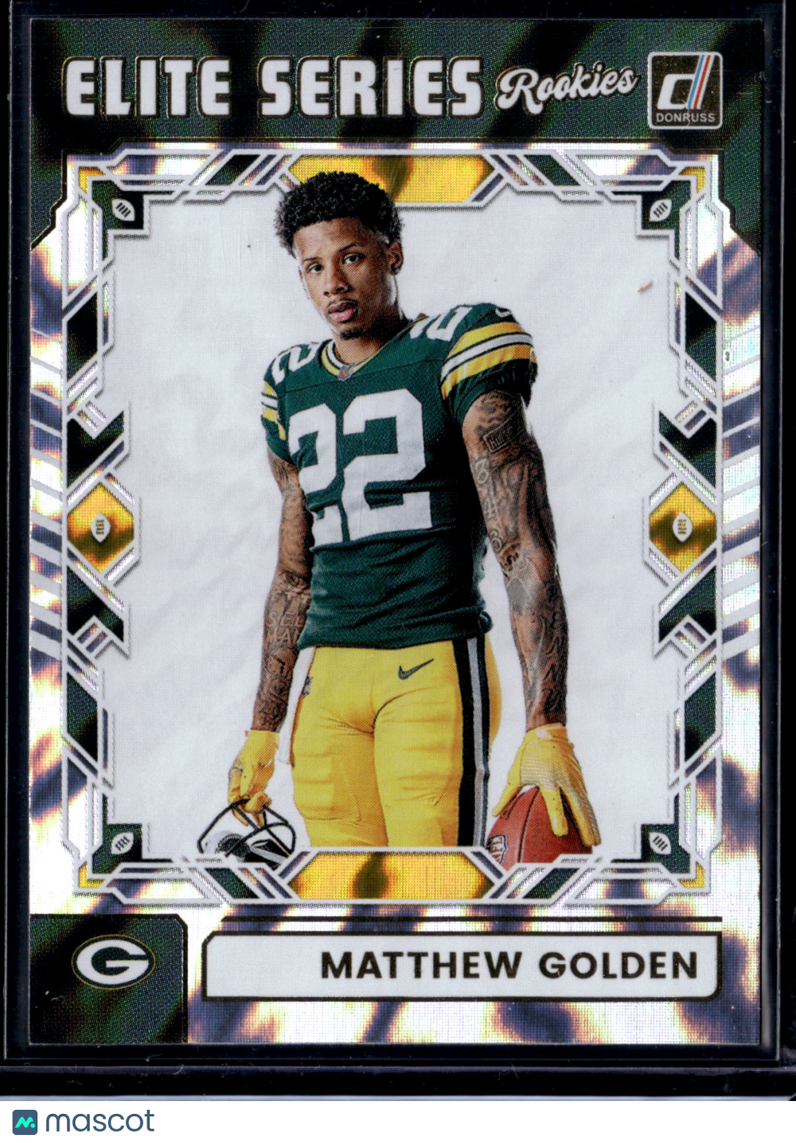 2025 Donruss Elite Series Rookies Matthew Golden #ESR-MGN Tiger Stripe