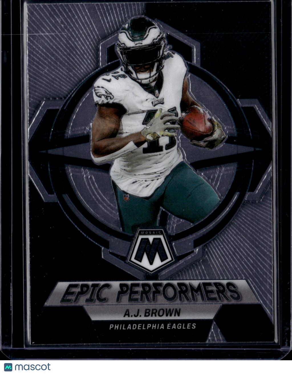 2023 Panini Mosaic Mosaic Epic Performers A.J. Brown #EP-AB Silver Prizm