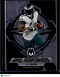 2023 Panini Mosaic Mosaic Epic Performers A.J. Brown #EP-AB Silver Prizm