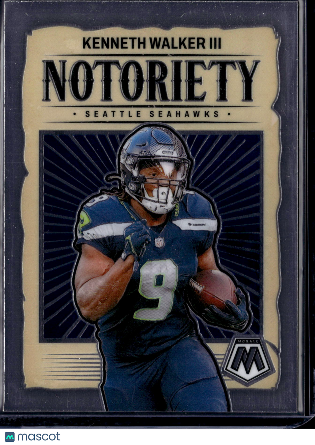 2024 Panini Mosaic Football Notoriety Kenneth Walker III #8