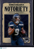 2024 Panini Mosaic Football Notoriety Kenneth Walker III #8