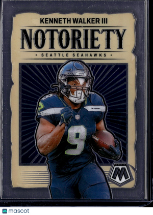 2024 Panini Mosaic Football Notoriety Kenneth Walker III #8