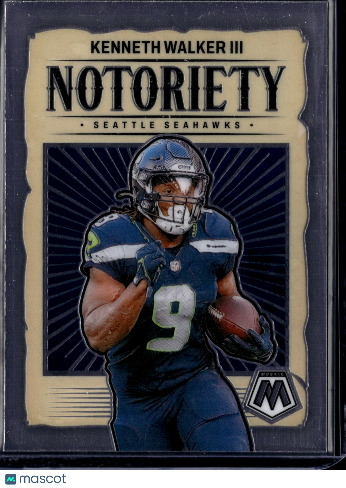 2024 Panini Mosaic Football Notoriety Kenneth Walker III #8