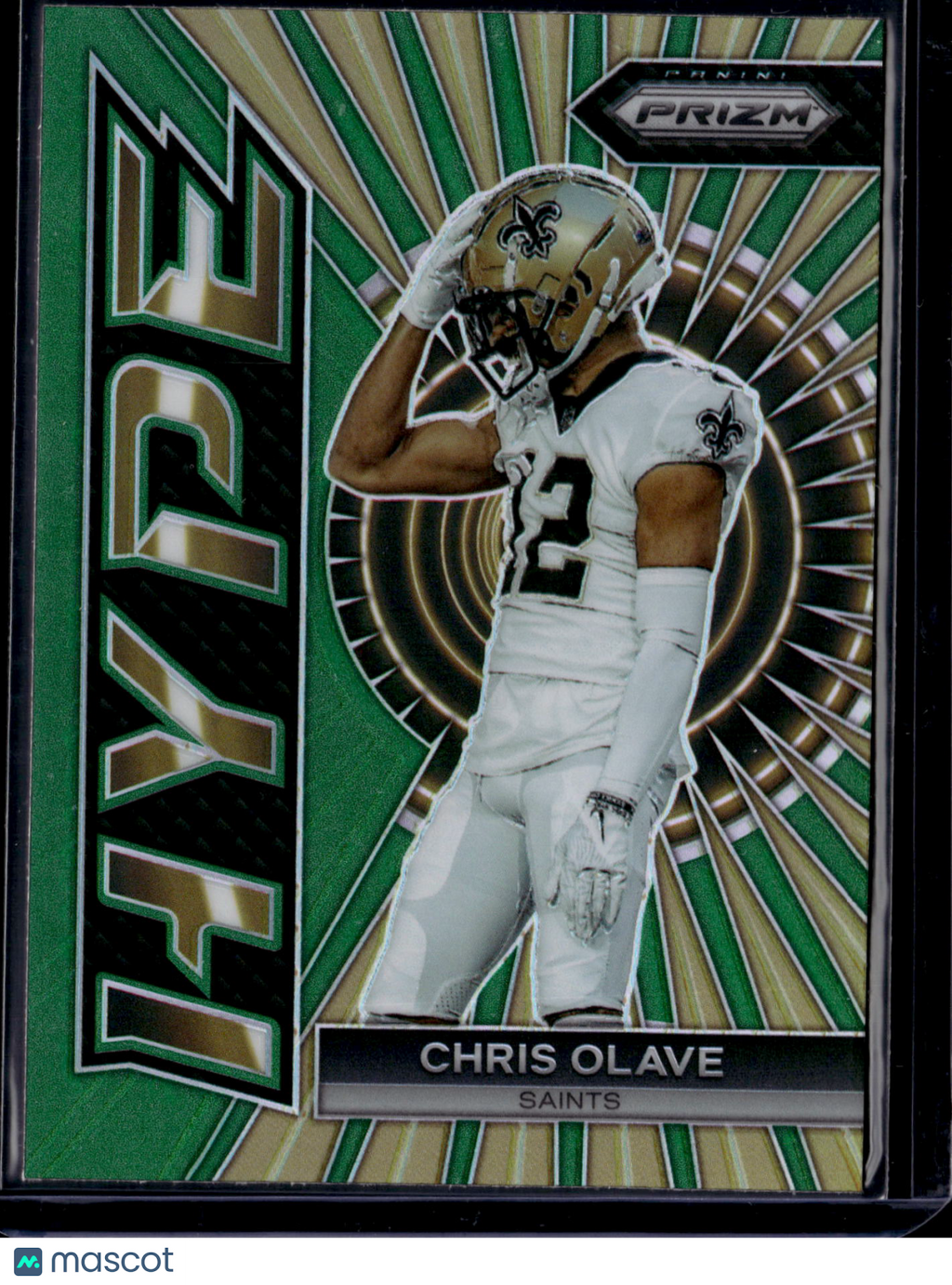 2023 Panini Prizm Hype Chris Olave #H-7 Green