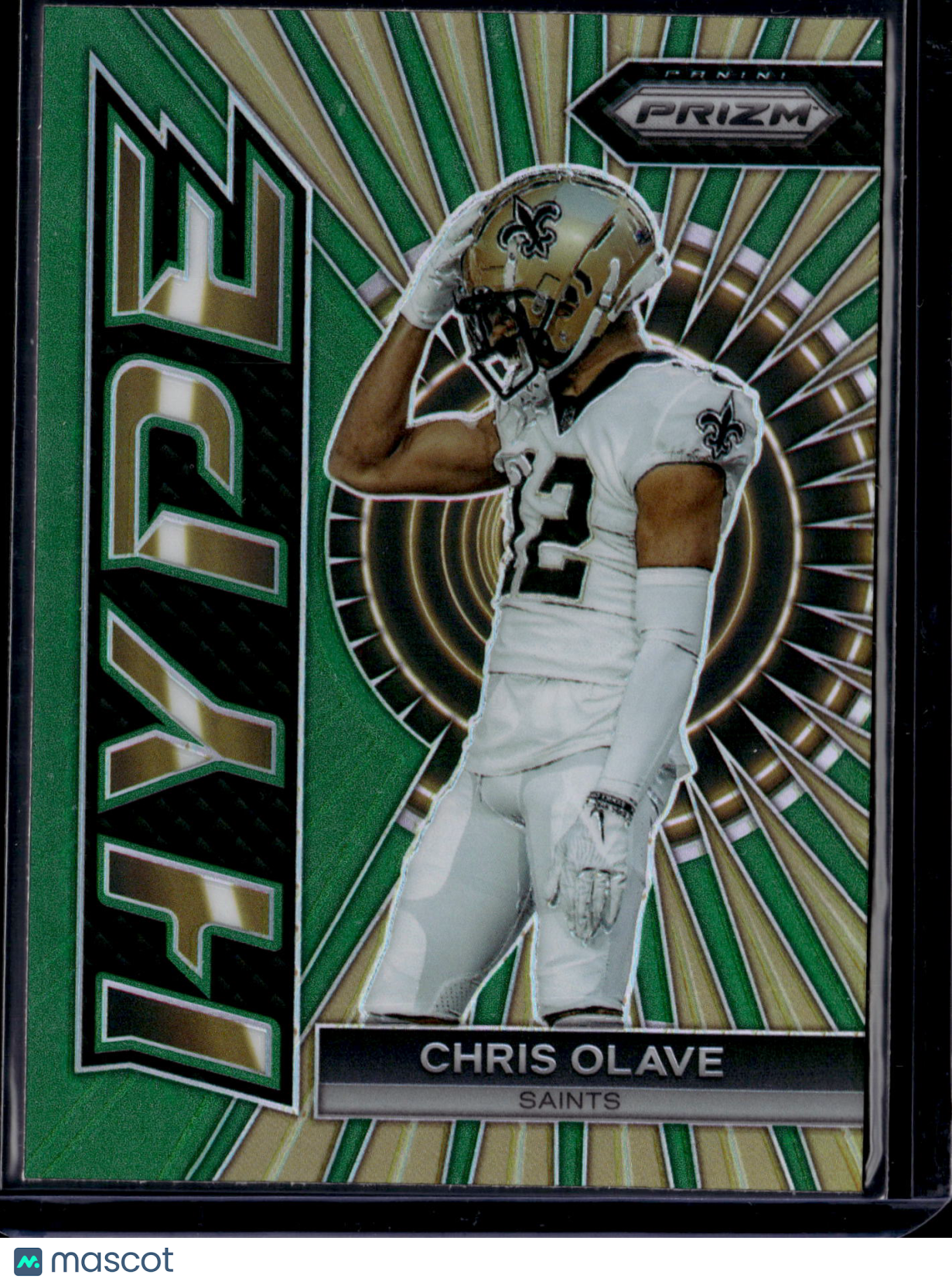2023 Panini Prizm Hype Chris Olave #H-7 Green