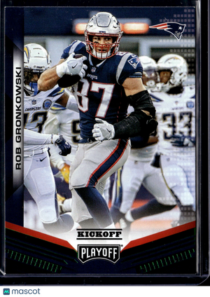 2019 Panini Playoff Kickoff Rob Gronkowski #5