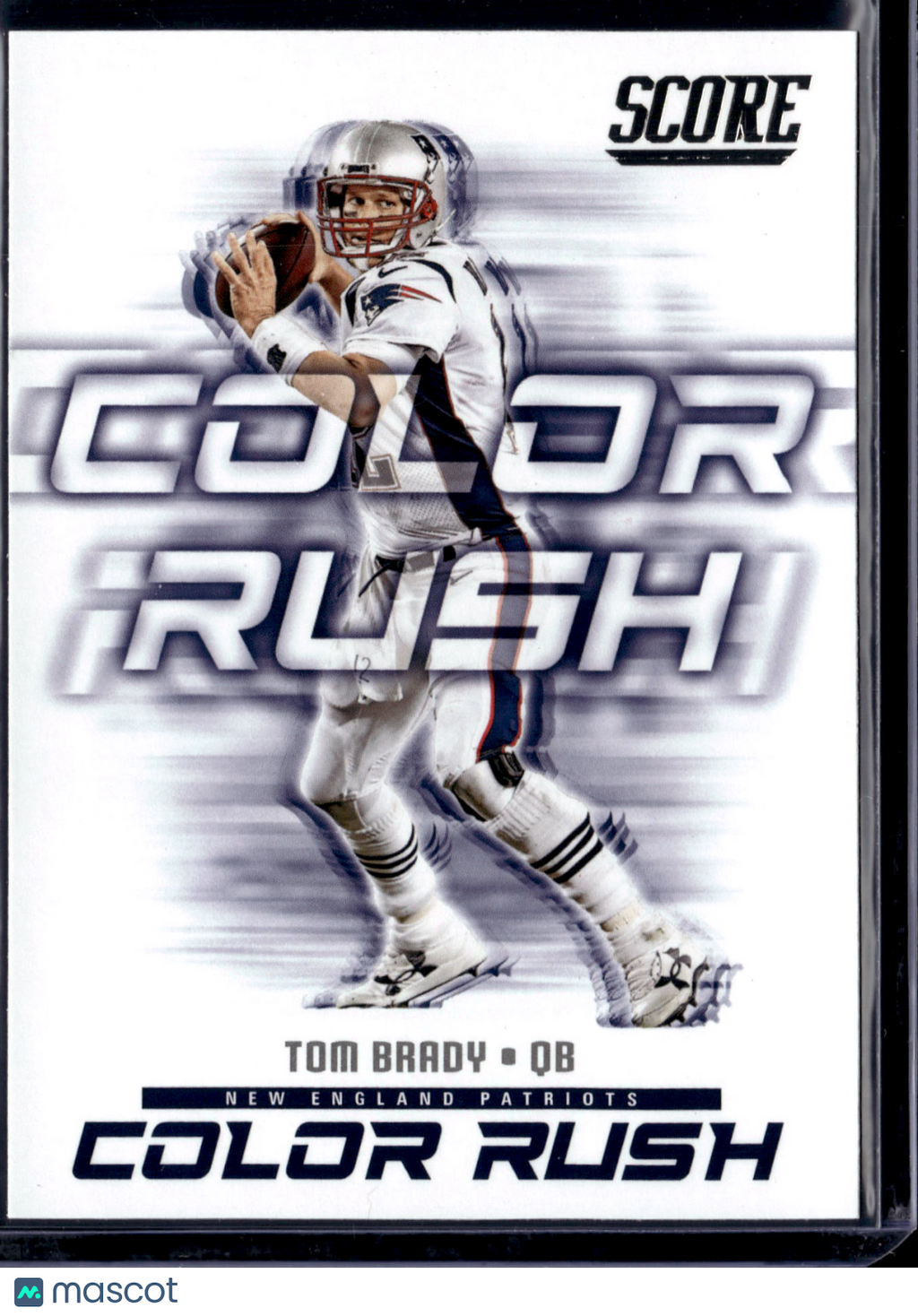 2018 Score Color Rush Tom Brady #1