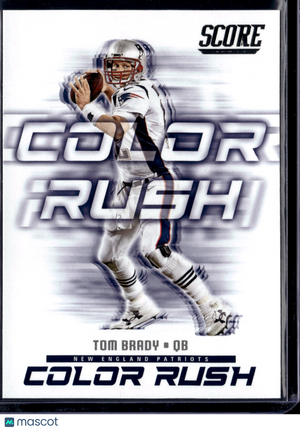 2018 Score Color Rush Tom Brady #1