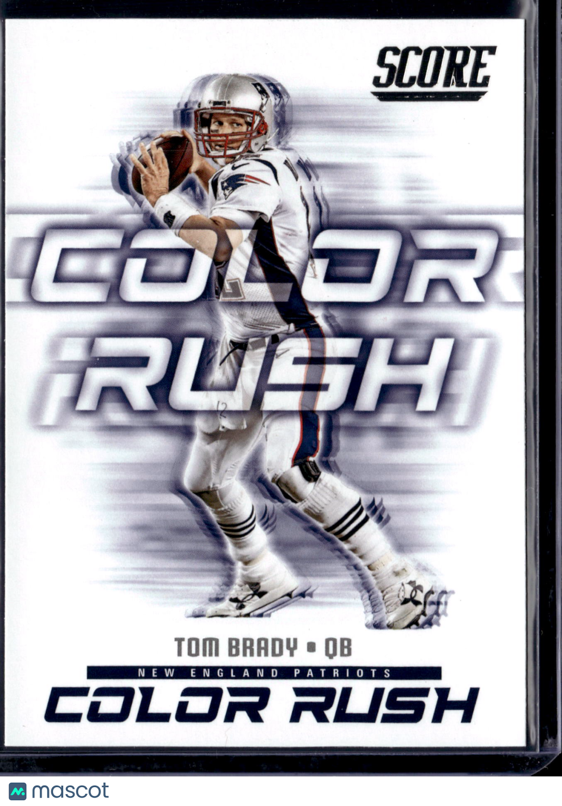 2018 Score Color Rush Tom Brady #1