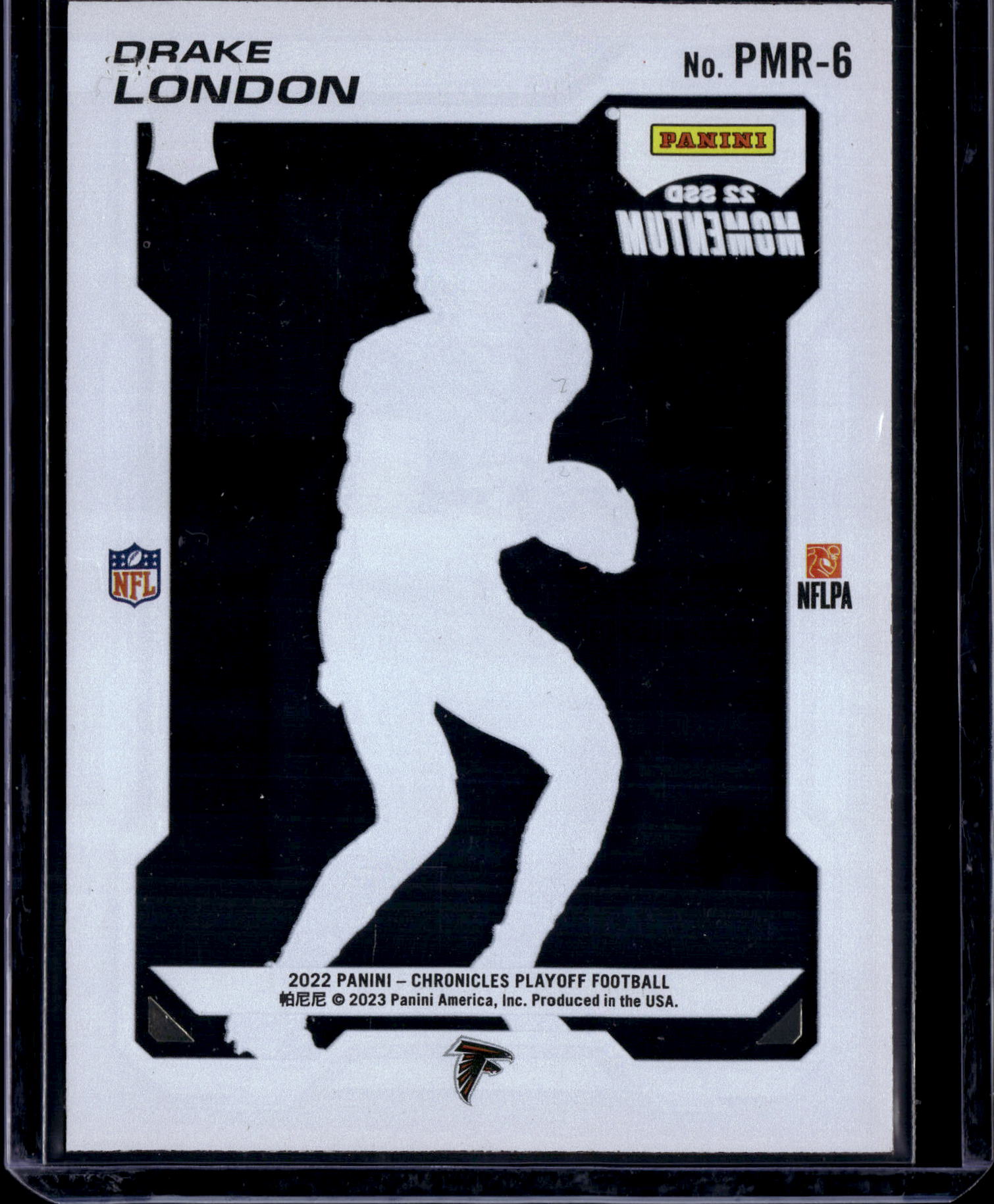 2023 Panini Chronicles Playoff Momentum Drake London #PMR-6 RC