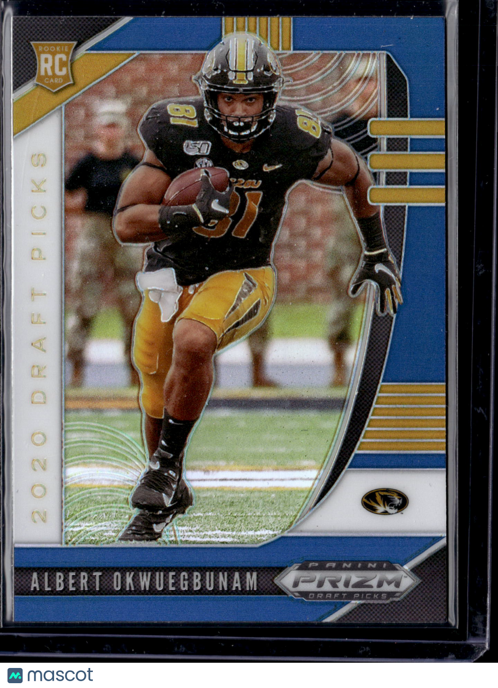 2020 Panini Prizm Draft Picks Albert Okwuegbunam #133 Blue RC