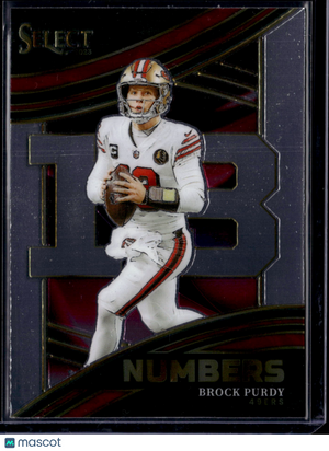2024 Panini Select Numbers Brock Purdy #NMB-BPU