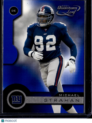 2001 Leaf Quantum Michael Strahan #124