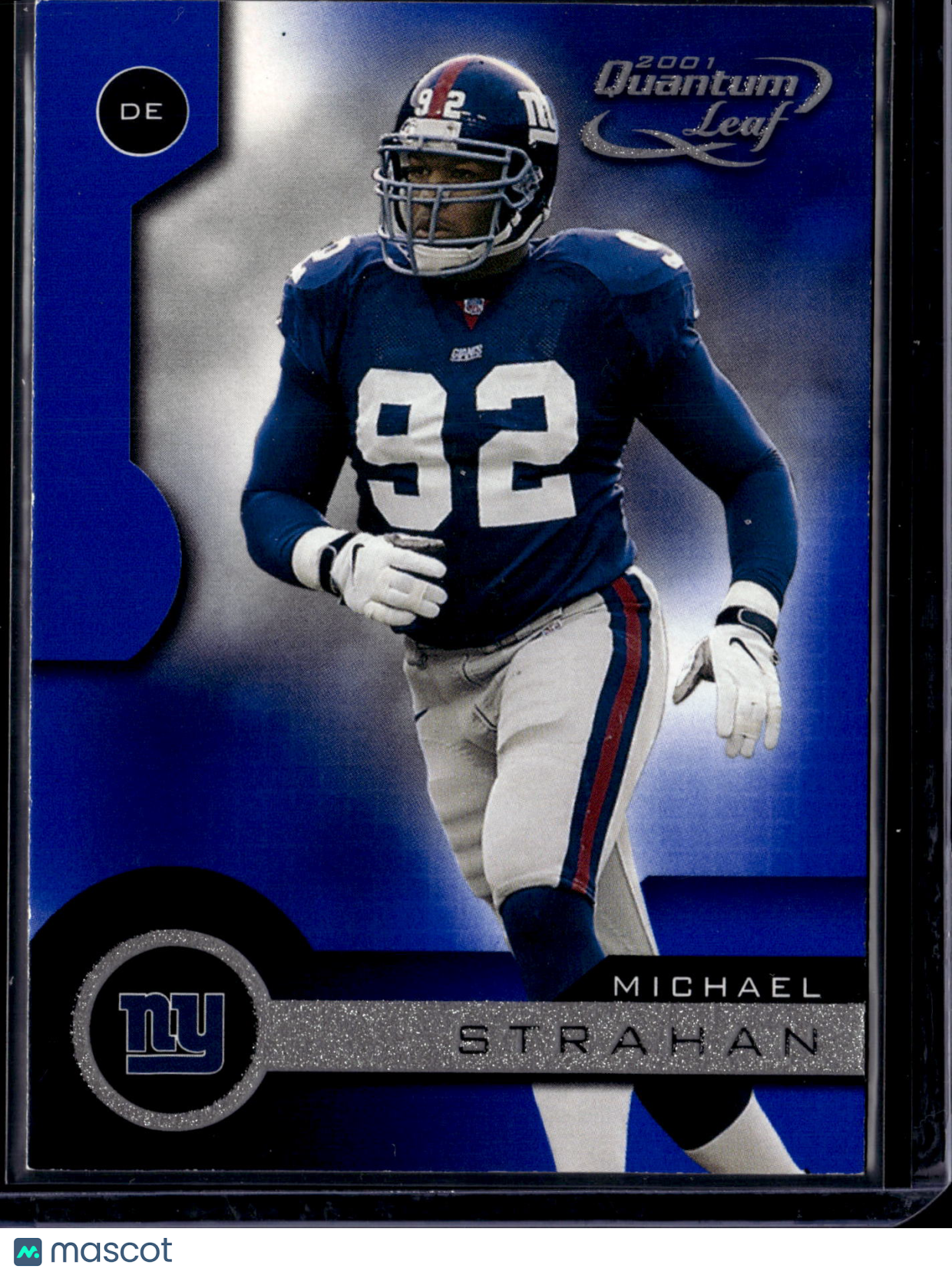 2001 Leaf Quantum Michael Strahan #124