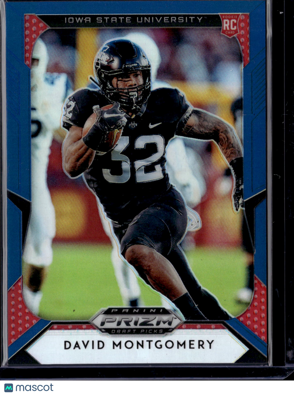 2019 Panini Prizm Draft Picks David Montgomery #118 Blue RC