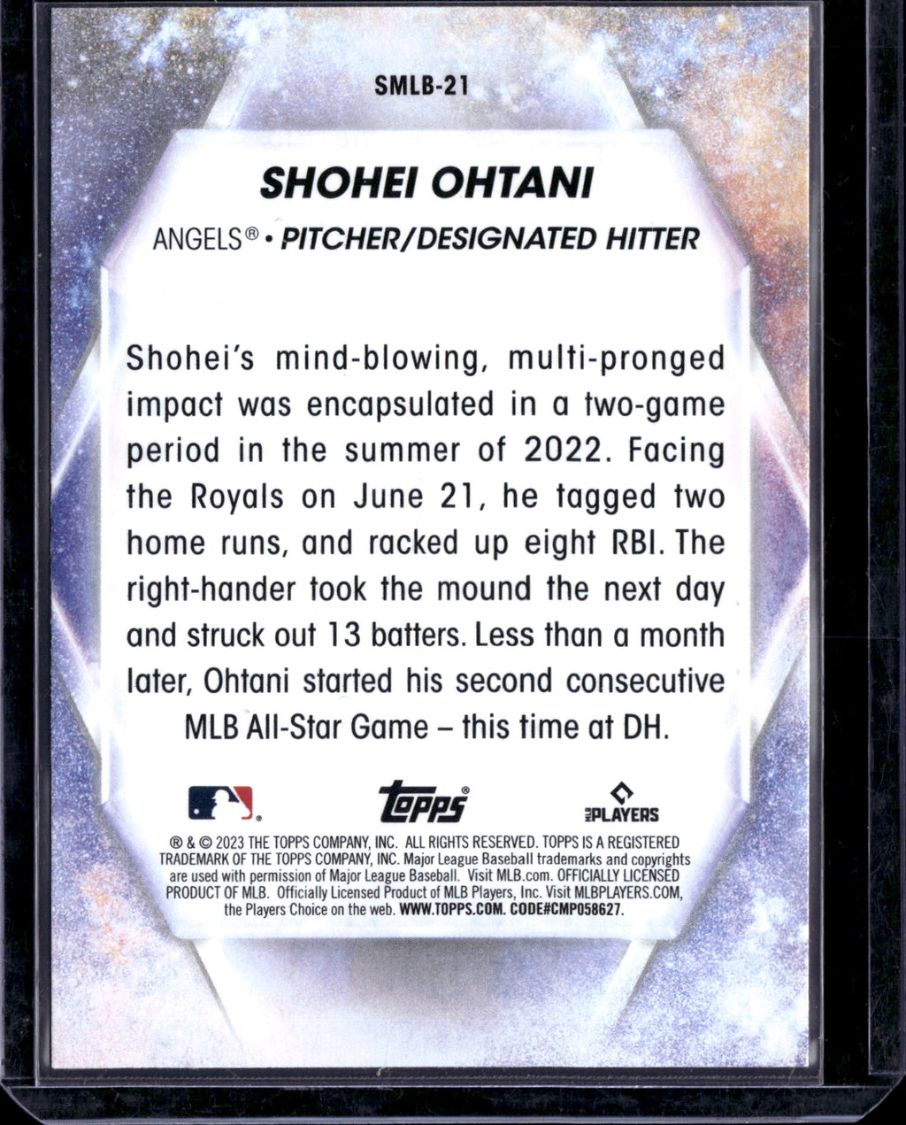 2023 Topps Stars of MLB Shohei Ohtani #SMLB-21