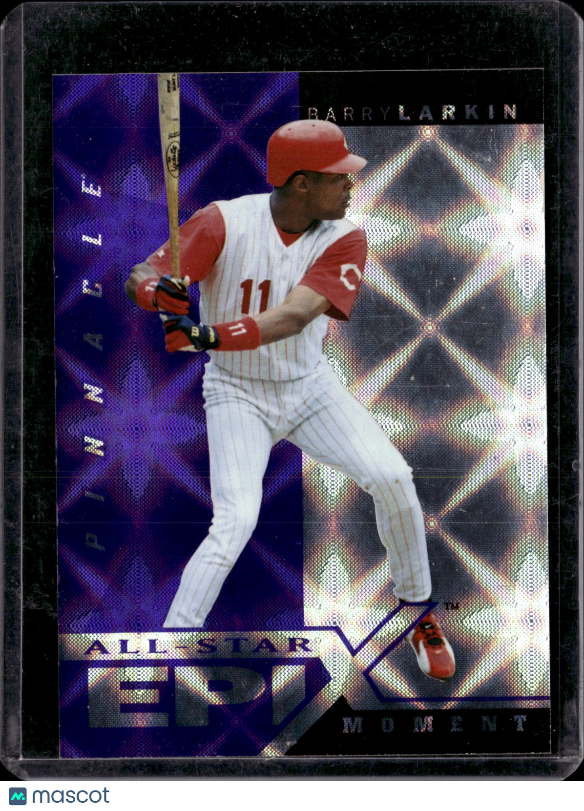 1998 Pinnacle Epix Moment Barry Larkin #E12 Purple