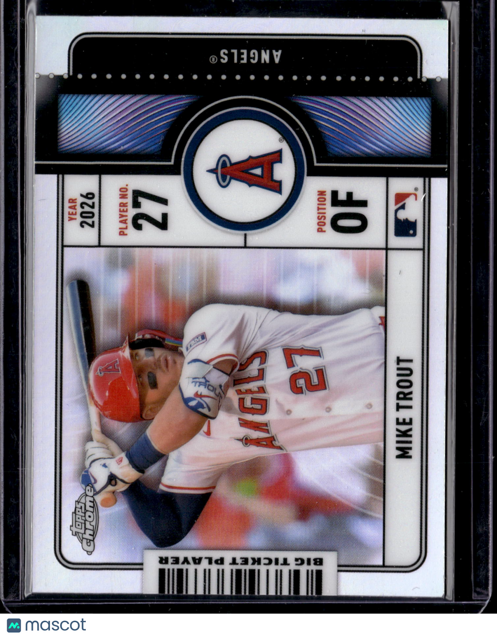 2026 Topps Chrome Big Ticket Player Mike Trout #BTP-1