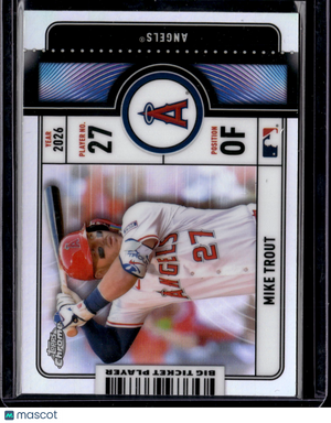 2026 Topps Chrome Big Ticket Player Mike Trout #BTP-1