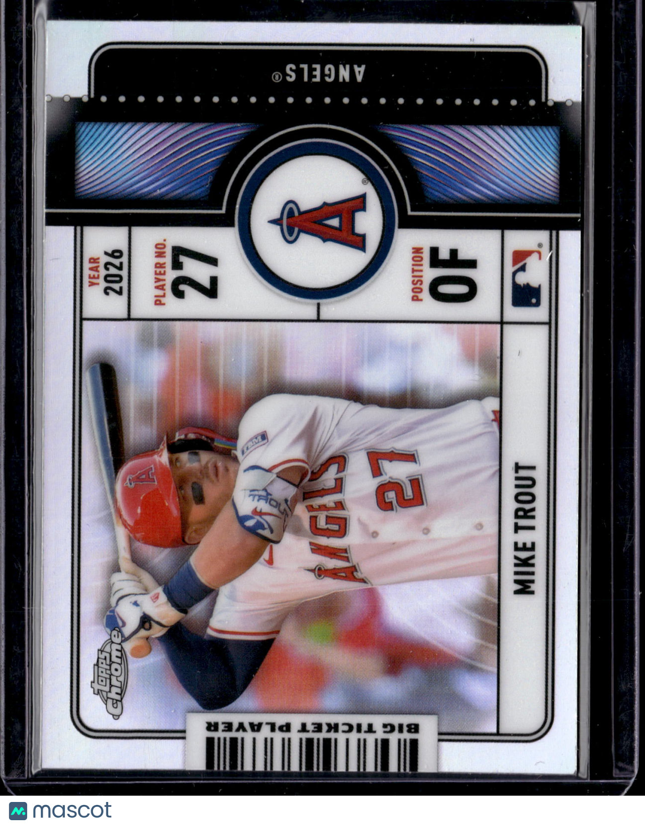 2026 Topps Chrome Big Ticket Player Mike Trout #BTP-1