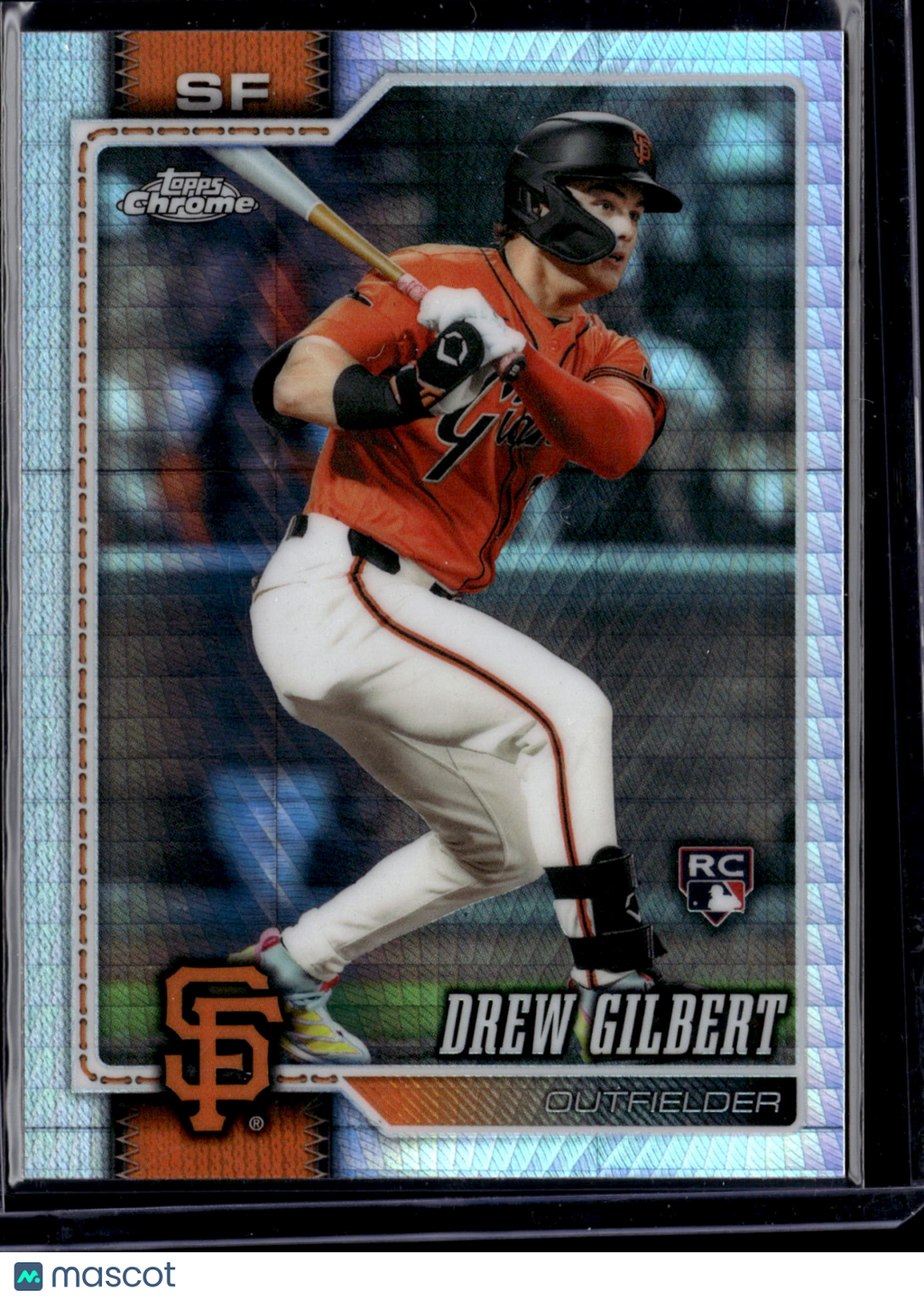 2025 Topps Chrome Drew Gilbert #126 Refractor RC /