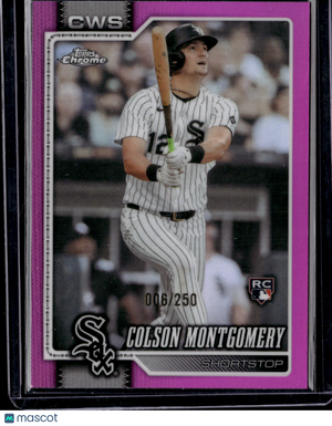 2024 Topps Chrome Colson Montgomery #259 Pink /250 RC