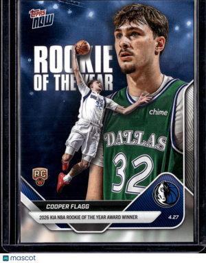 2026 Topps Now Cooper Flagg #ROTY RC