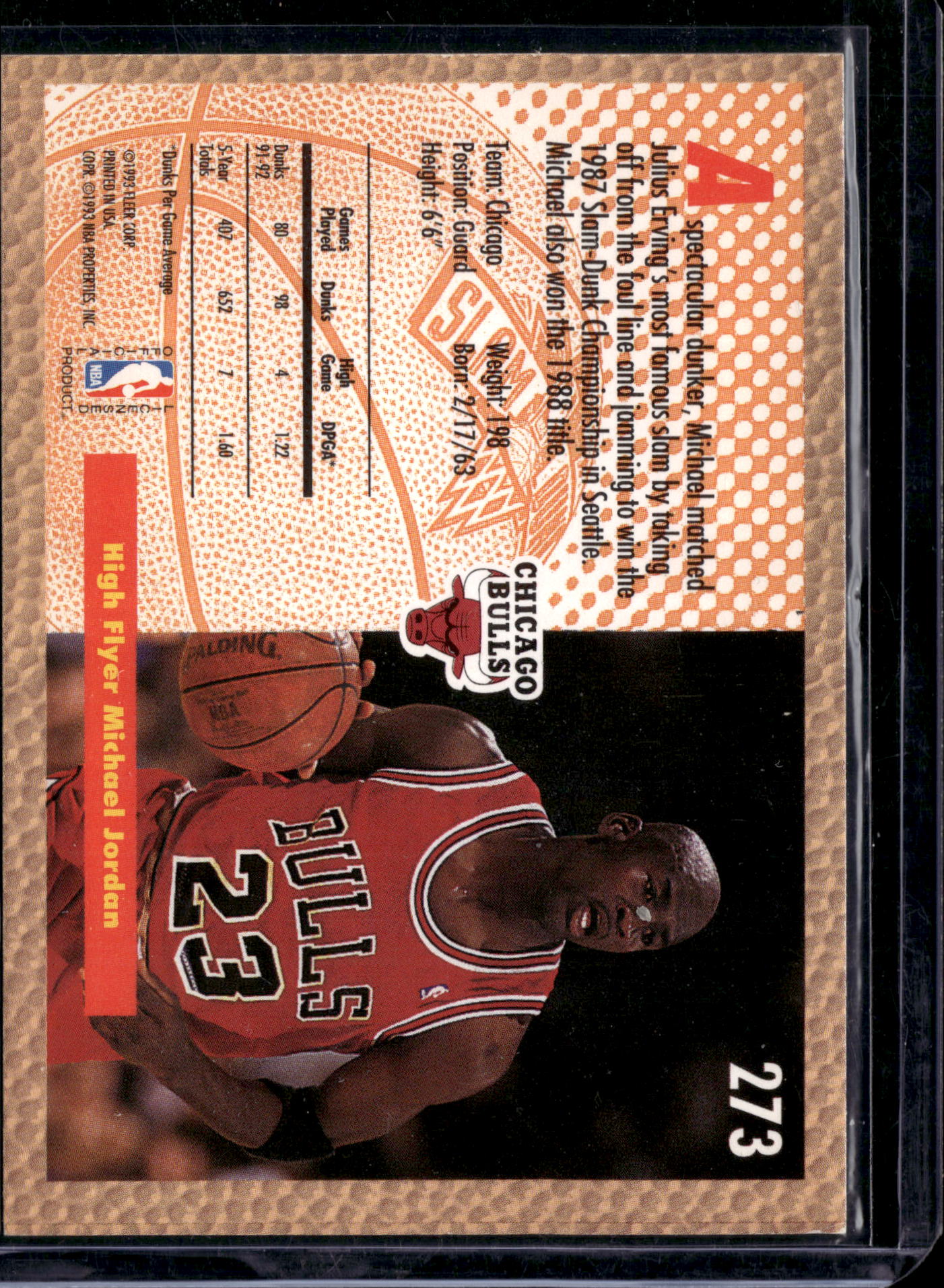 1993 Fleer Michael Jordan #273