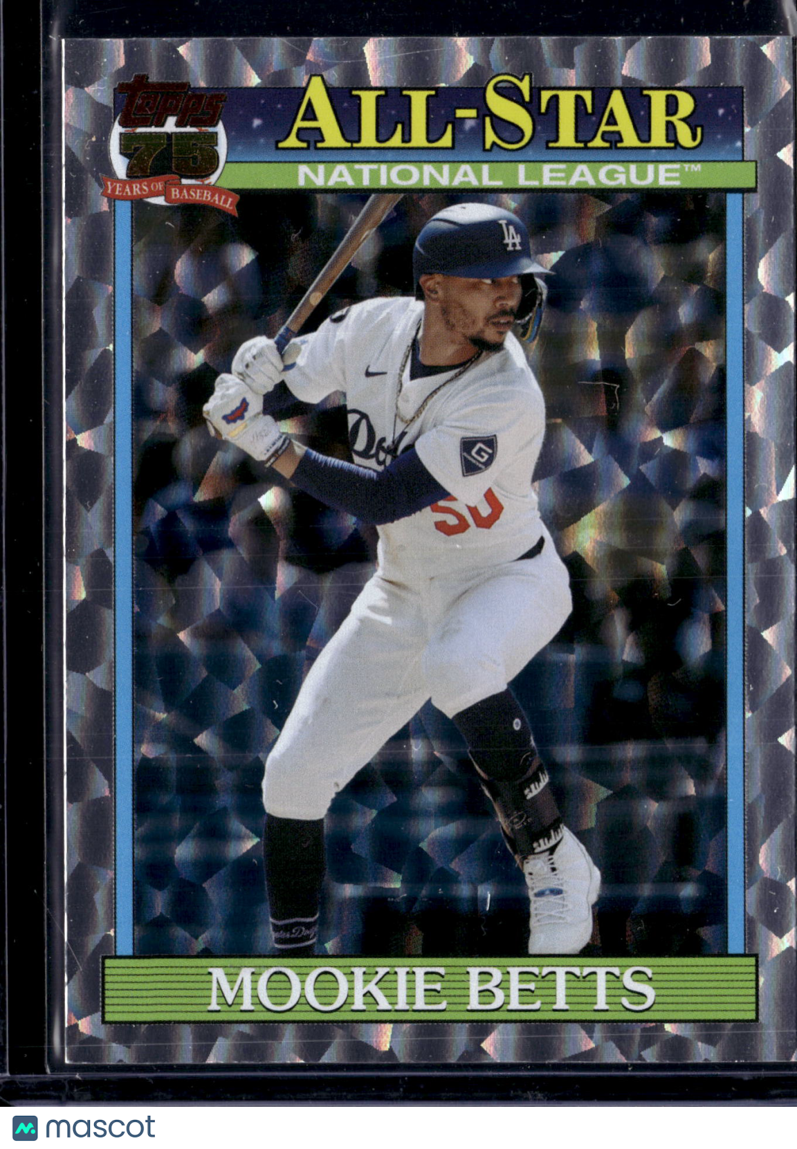 2025 Topps Heritage All-Star Mookie Betts #91AS-13 Silver Foilboard