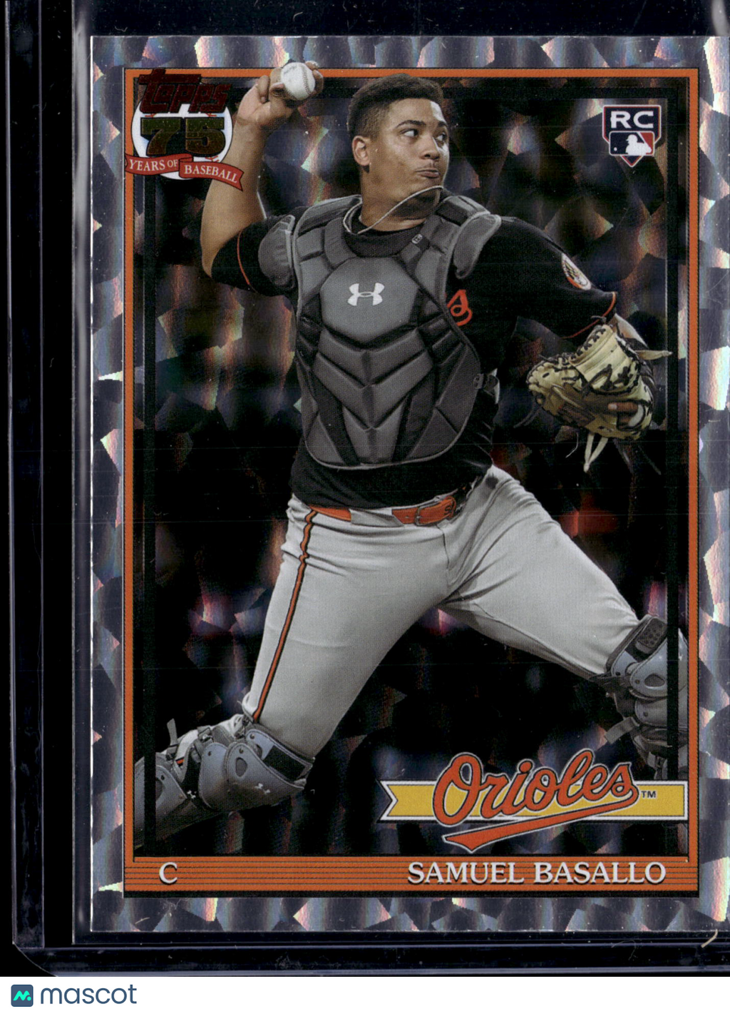 2025 Topps Heritage Samuel Basallo #91B2-29 Silver Foilboard