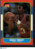 1986 Fleer Premier Sedale Threatt #112