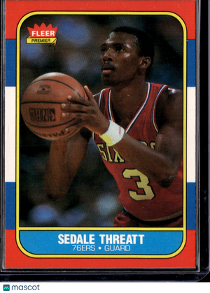 1986 Fleer Premier Sedale Threatt #112