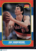 1985 Fleer Premier Kiki Vandeweghe #117