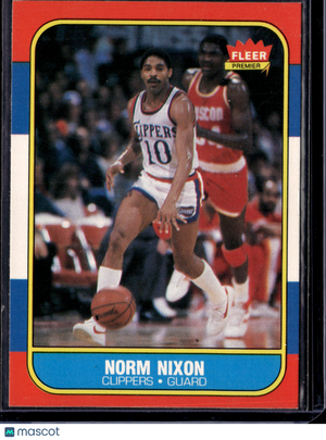1986 Fleer Premier Norm Nixon #80
