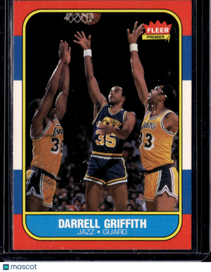 1986 Fleer Darrell Griffith #42