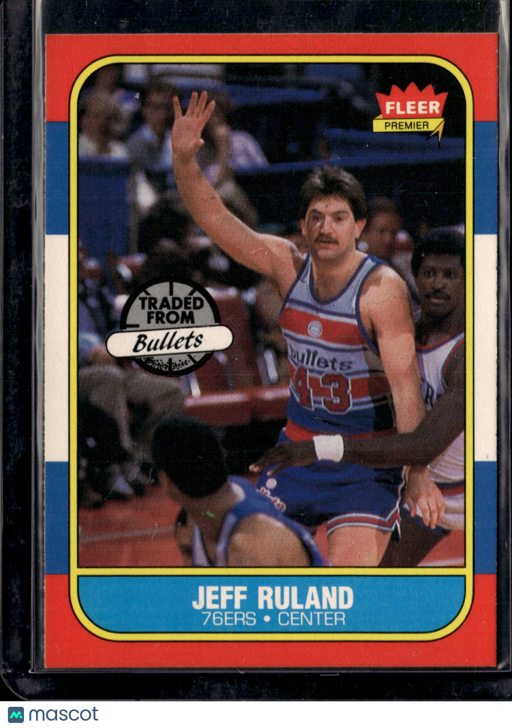 1985 Fleer Premier Jeff Ruland #96
