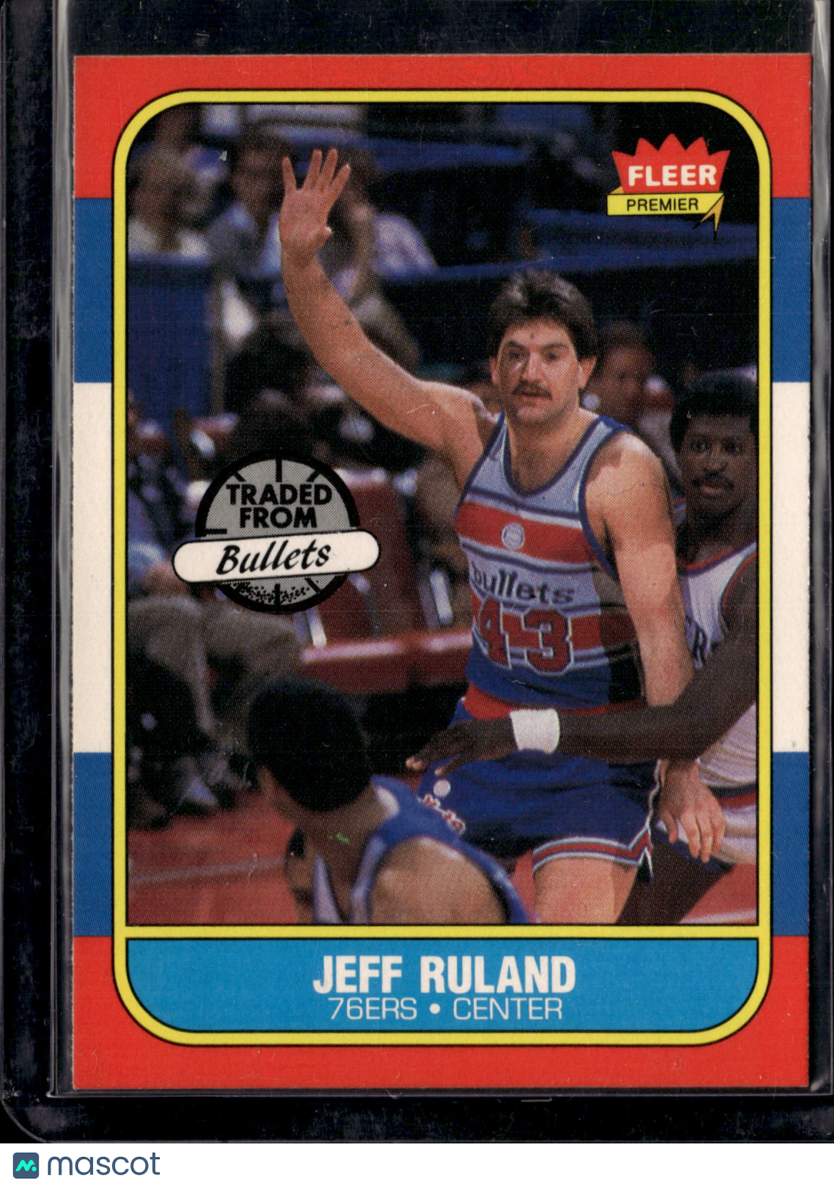 1985 Fleer Premier Jeff Ruland #96