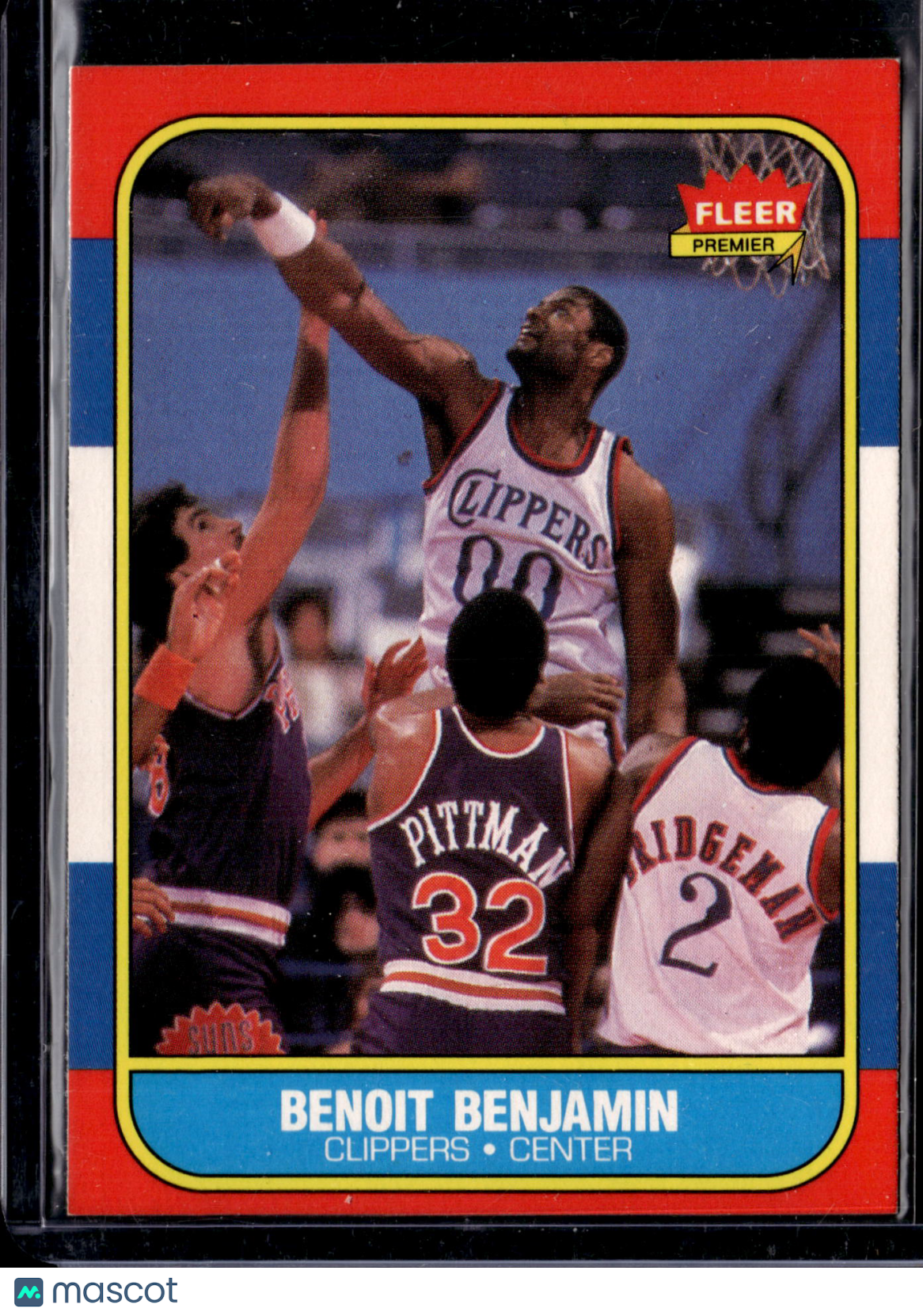 1986 Fleer Benoit Benjamin #8