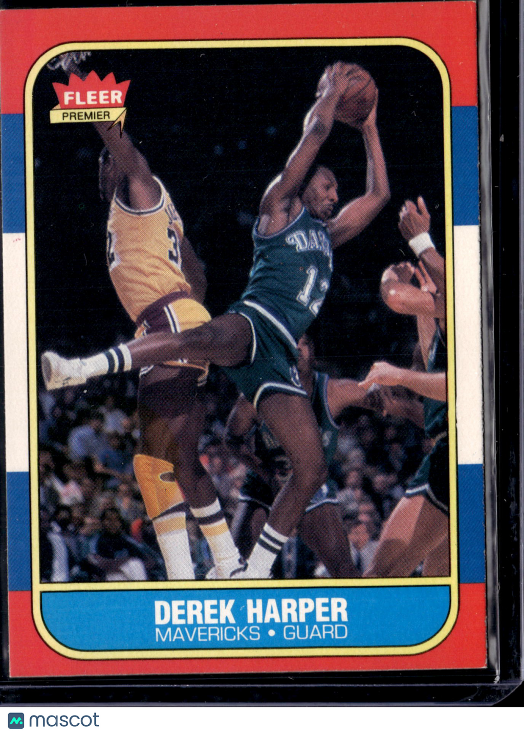 1986 Fleer Premier Derek Harper #44