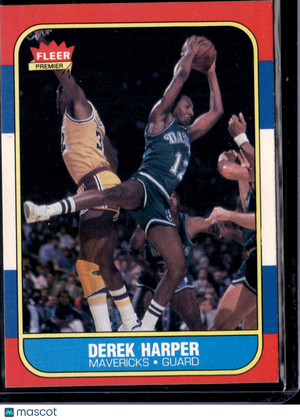 1986 Fleer Premier Derek Harper #44